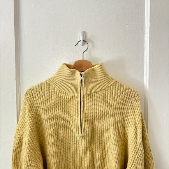 TNA | Cotton quarter zip sweater - Picture 2 of 3